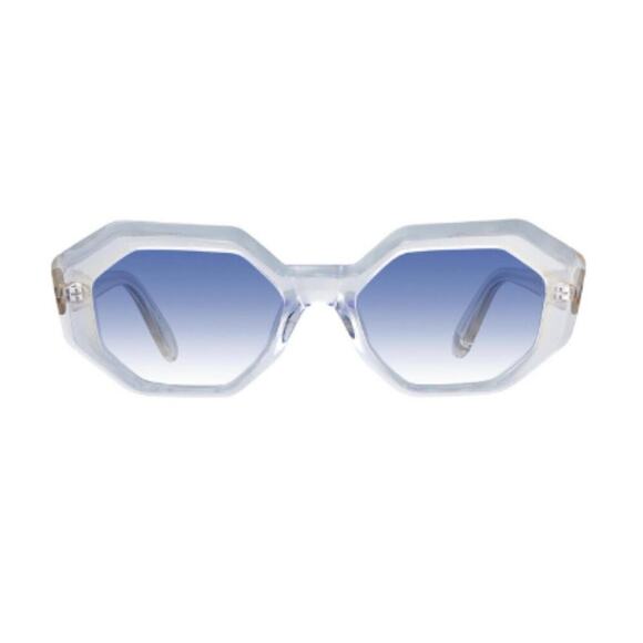 Garrett Leight CLear Frame Hollywood Style Jacqueline Silverstone Sunglasses NWT - Picture 1 of 10
